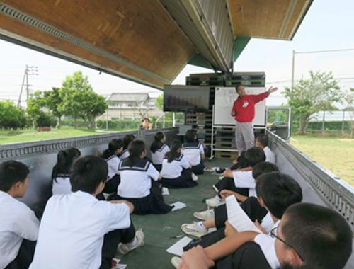 職場体験学習の様子