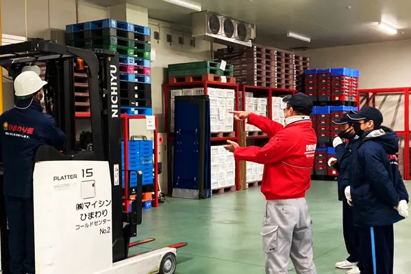 中学校職場体験学習の写真