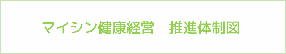 マイシン健康経営 推進体制図